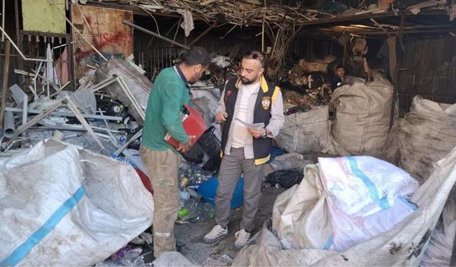 İskenderun’da hurdacılar denetlendi