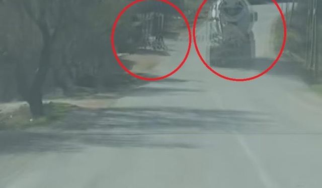 Hızıyla 'Pes' dedirten mikser sürücüsü kamerada