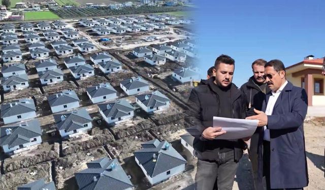 Hatay’ın kırsal mahallelerinde deprem konutlarında çalışmalarında sona gelindi
