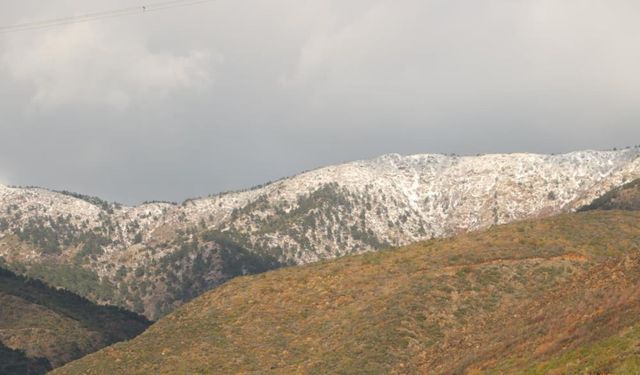 Amanoslar beyaza büründü