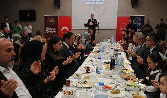 Hatay’da şehit aileleri ve gaziler iftar sofrasında buluştu
