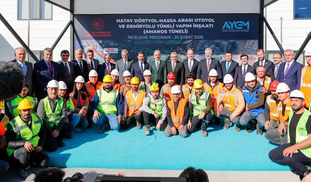 Bakan Uraloğlu: Amanos Dağları'nın altından yaklaşık 20 kilometre uzunluğunda üç adet tüp tünel inşa ediyoruz