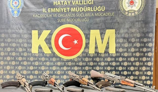 Kalaşnikof kaçakçılığında: 4 kişi tutuklandı