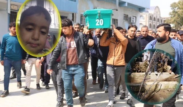 Dereye düşüp ölen 4 yaşındaki çocuk kılınan cenaze namazın ardından toprağa verildi