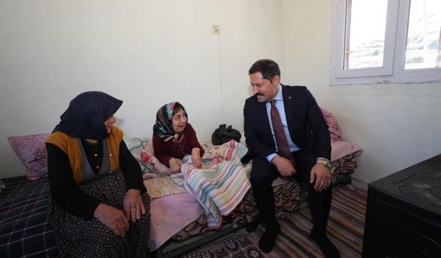 80 yaşındaki anne ve 61 yaşındaki engelli kızının Vali'yle sohbetleri yürekleri ısıttı