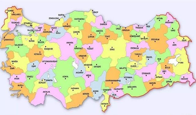 Türkiye'de yakında il olabilecek ilçelerin listesi açıklandı