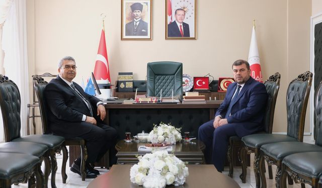 Sağlık Müdürü Sönmez’den İl Müftüsü Şafak’a "Hayırlı Olsun" Ziyareti