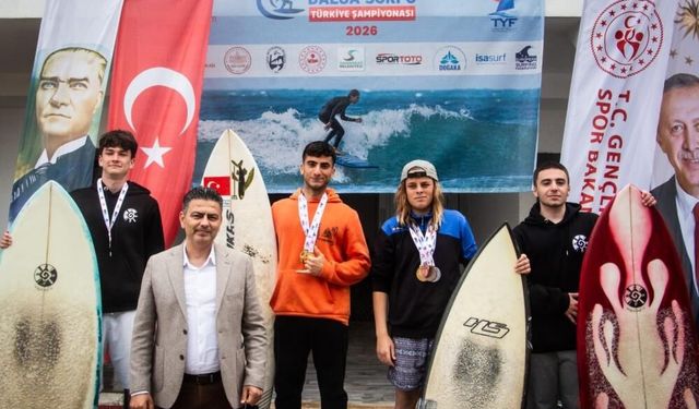 Türkiye Dalga Sörfü Şampiyonası Samandağ’da tamamlandı