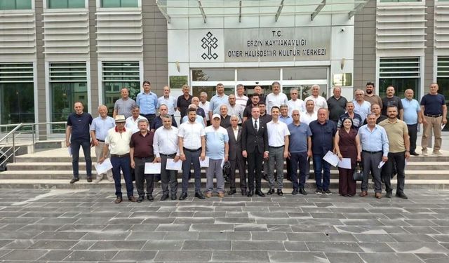 Kaymakam Özaydın, Erzin’e veda etti