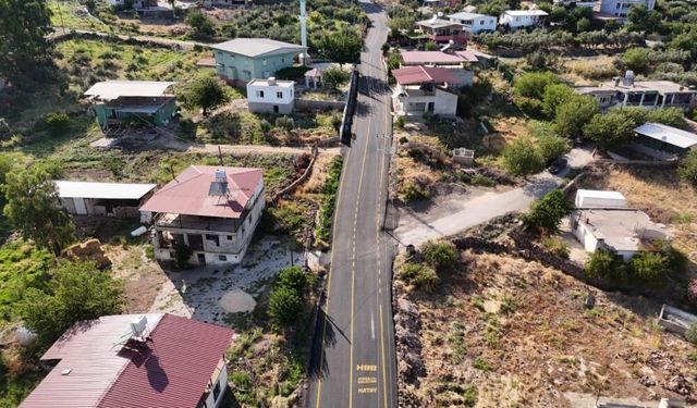 Kırıkhan'da bağlantı yollarına 1,4 kilometrelik asfalt