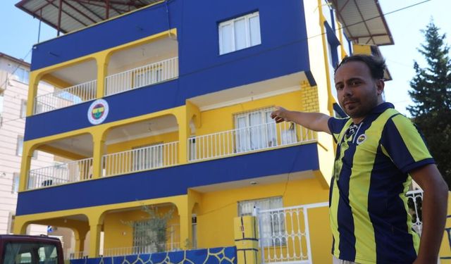 Amblem koydurduğu ‘Fenerbahçeli ev’ simge haline geldi