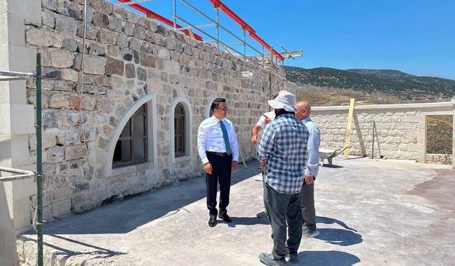 Beyazıd-ı Bestami hazretleri türbesinde çalışmalar sürüyor