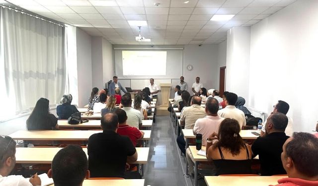 Hatay'da eğitim kurumlarında yöneticilik görevi alacak personele eğitim veriliyor