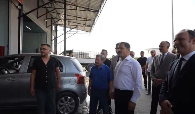 Vali Masatlı, Erzin Küçük Sanayi Sitesi’nde incelemelerde bulundu