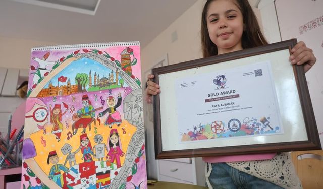 8 yaşındaki Ressam dünya birincisi oldu