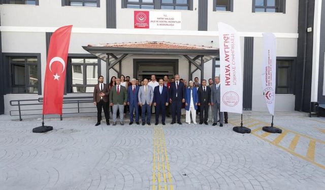 Aile ve Sosyal Hizmetler il müdürlüğü binası hizmete açıldı