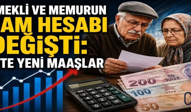 En düşük emekli maaşı 23 bin 552 TL oldu!