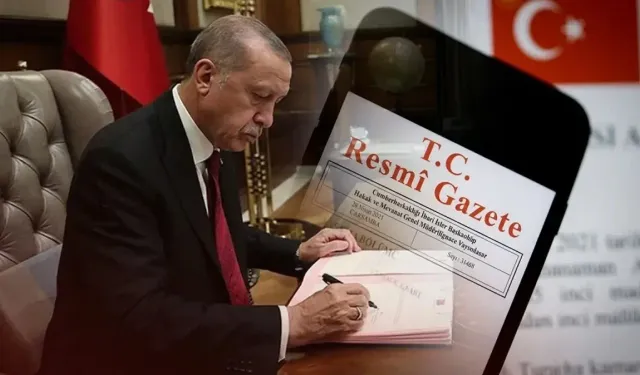 Cumhurbaşkanı Erdoğan'dan çok sayıda atama ve görevden alma kararı Resmi Gazete'de