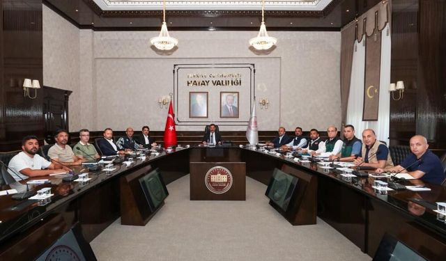 Vali Masatlı başkanlığında Asi Nehri altyapı çalışmaları değerlendirildi