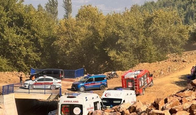 Sepetli motosiklet uçurumdan uçtu: 3 yaralı