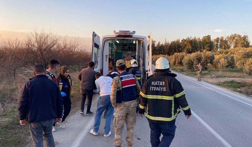 Kırıkhan’da trafik kazası: 2 yaralı