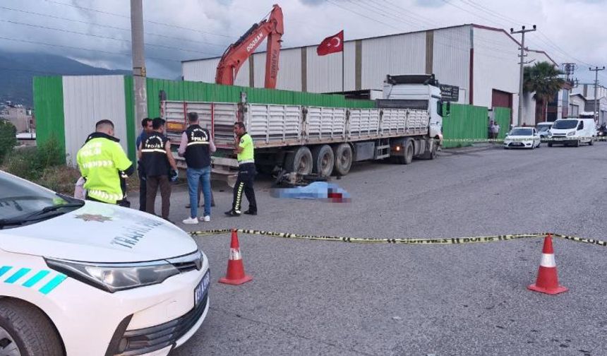 Tırla çarpışan motosikletin 16 yaşındaki sürücüsü hayatını kaybetti