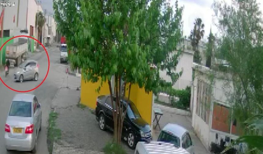 Tıra çarpan motosikletli çocuğun öldüğü kaza kamerada