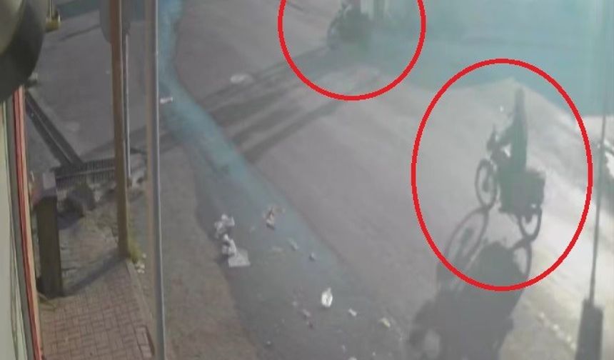 Motosikletlerin çarpıştığı kazada, yaşlı adam ağır yaralandı