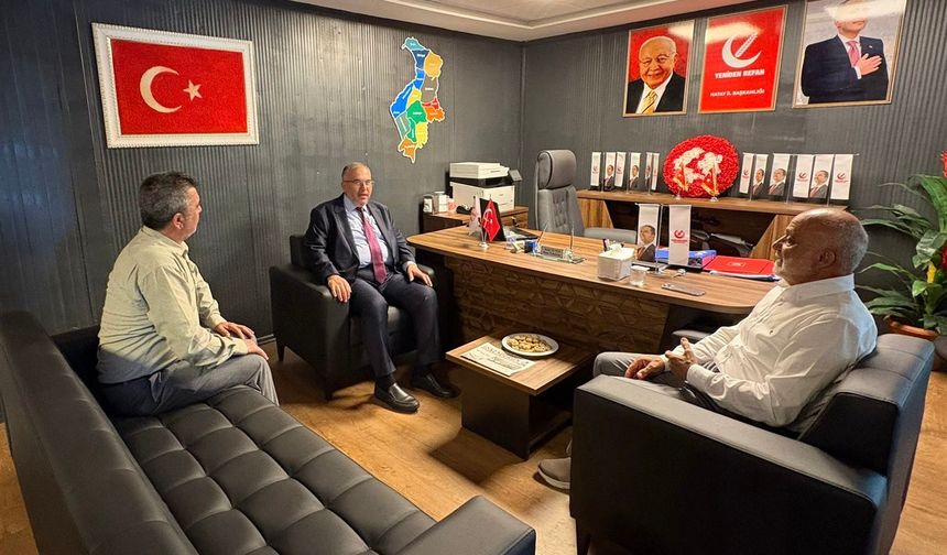 Çalışkan'dan Yeniden Refah Hatay İl Başkanı Yener'e Ziyaret