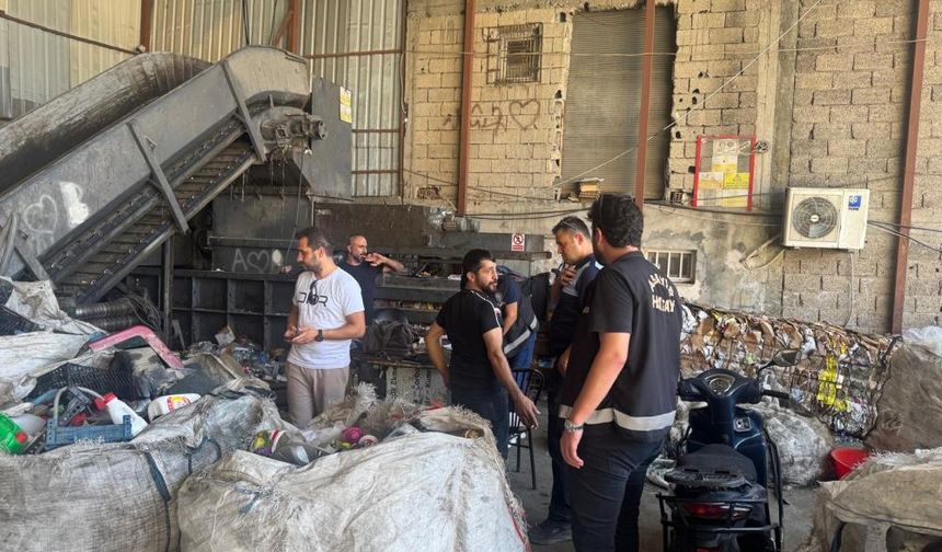İskenderun'da hurdacılar denetlendi