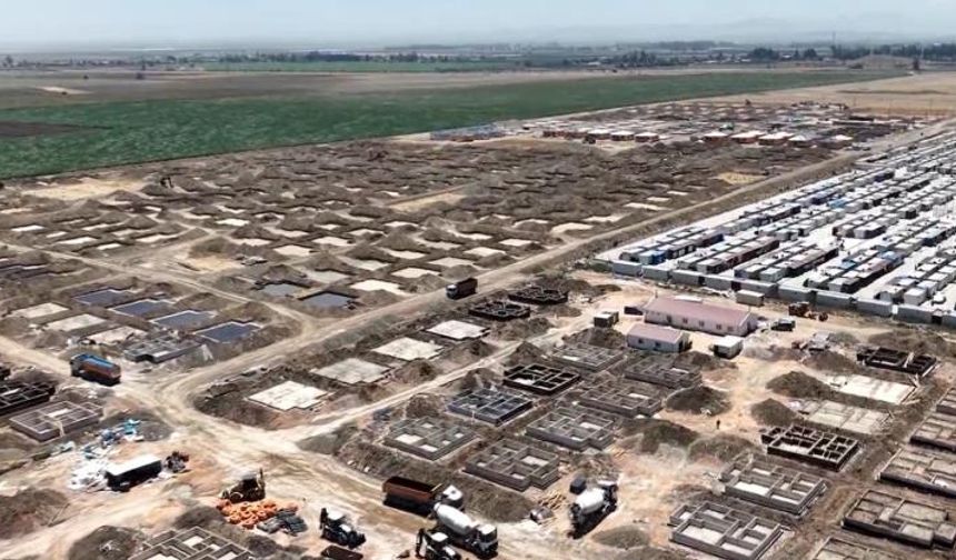 Ovakent'te 607 kırsal afet konutu yükseliyor