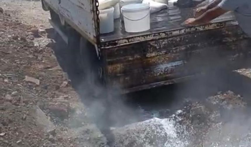 Mide bulandıran şartlarda üretilen yarım ton süt ve süt ürünü imha edildi