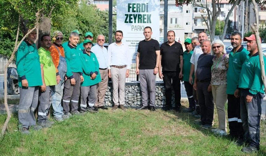 Merhum Başkan Zeyrek'in ismi Defne'de yaşatılacak