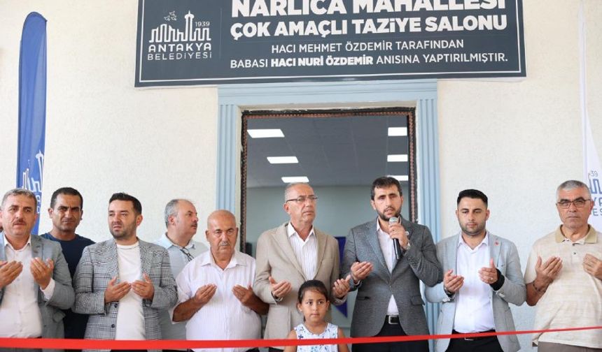 Narlıca Mahallesi çok amaçlı salon ve taziye evi açıldı