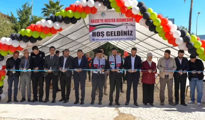 Yayladağı'ndan Gazze'ye anlamlı destek