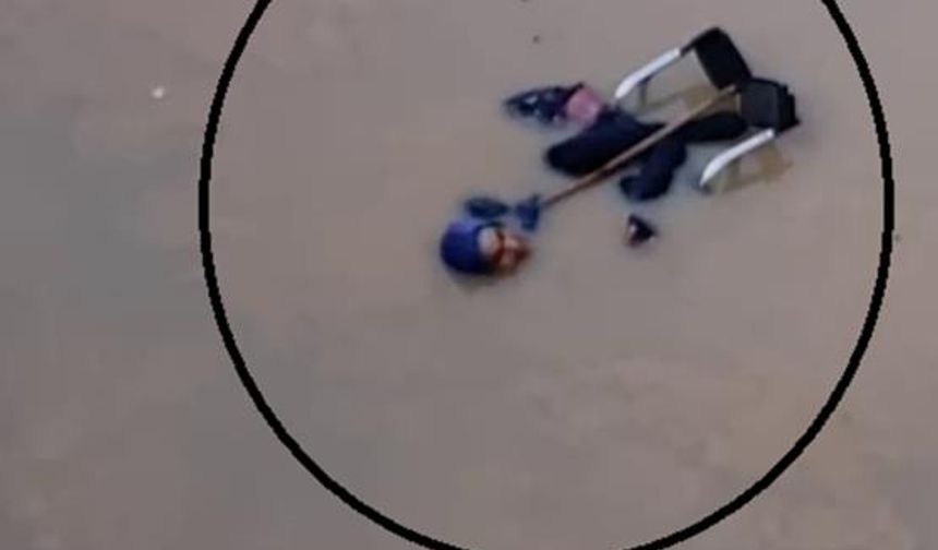 Suyla dolu alt geçitte ölümle burun buruna gelen engelli yaşlı kadını itfaiye kurtardı