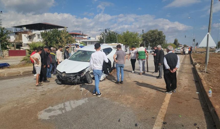 Hassa'da trafik kazası: 1 yaralı
