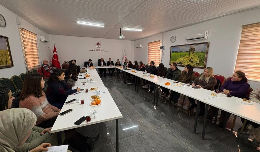 Hatay’da kadın kooperatifleri gıdada sıfır atık konusunda bilgilendirildi