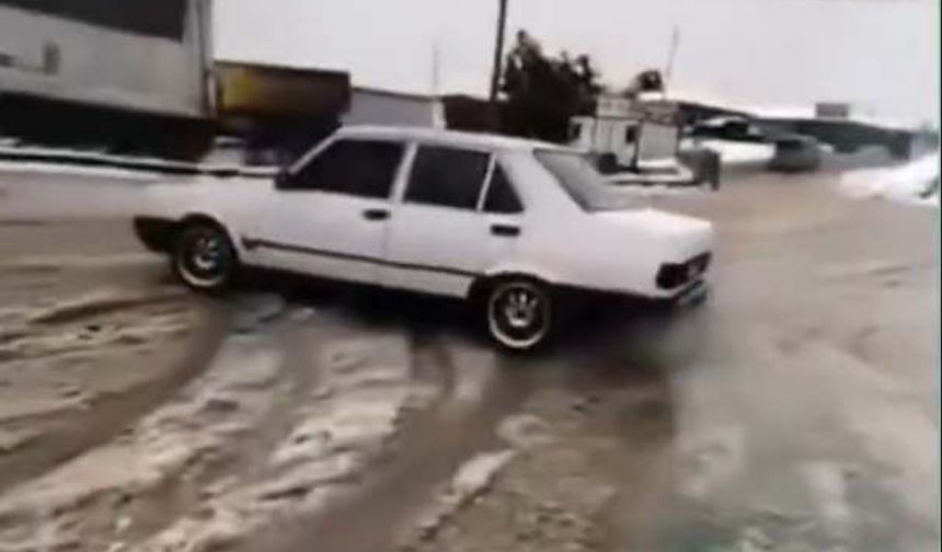 ❄️ Antakya’da Karda Driftin Bedeli Ağır Oldu: 63 Bin TL Ceza! 🚔