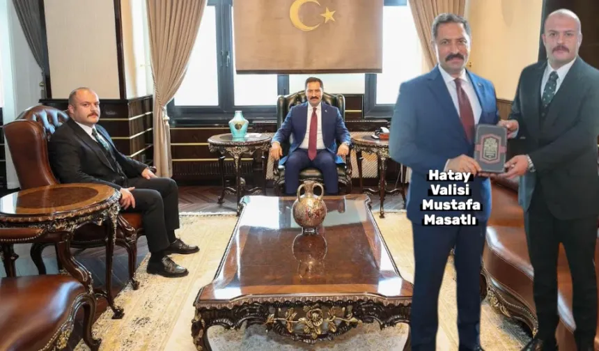 Ülkü Ocakları Özel Seri Yusuf Akçura Kitabı Vali Masatlı'ya Takdim Edildi