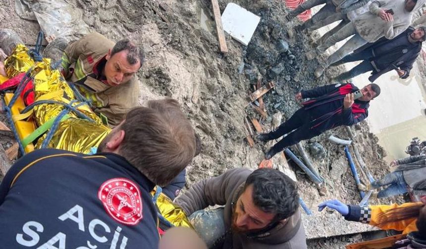 Antakya’da asansör boşluğuna düşen işçi yaralandı