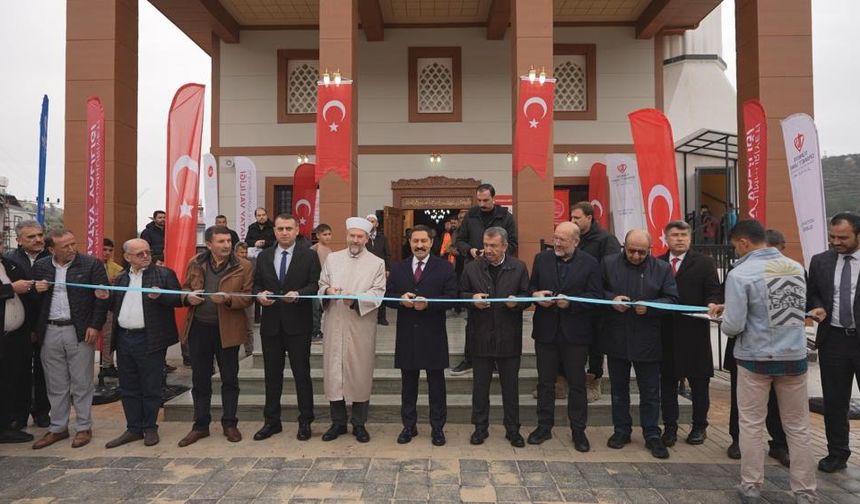 Hatay'da 119'uncu cami ibadete açıldı