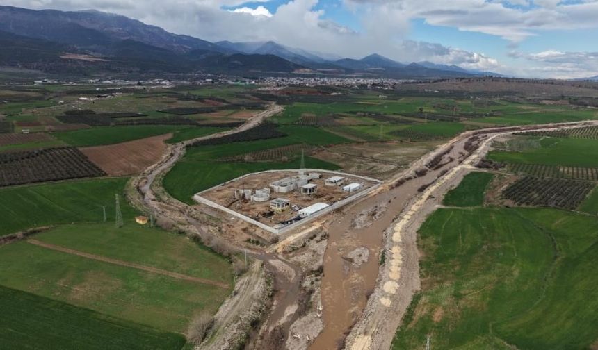 Hatay Büyükşehir Belediyesi, Hassa’ya atıksu arıtma tesisi inşa ediyor