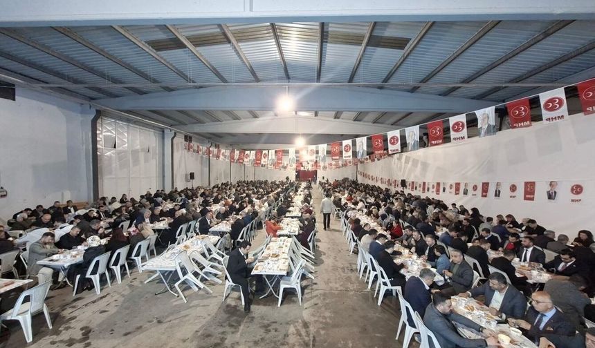 MHP Hatay Teşkilatından Yoğun Katılımlı İftar Programı