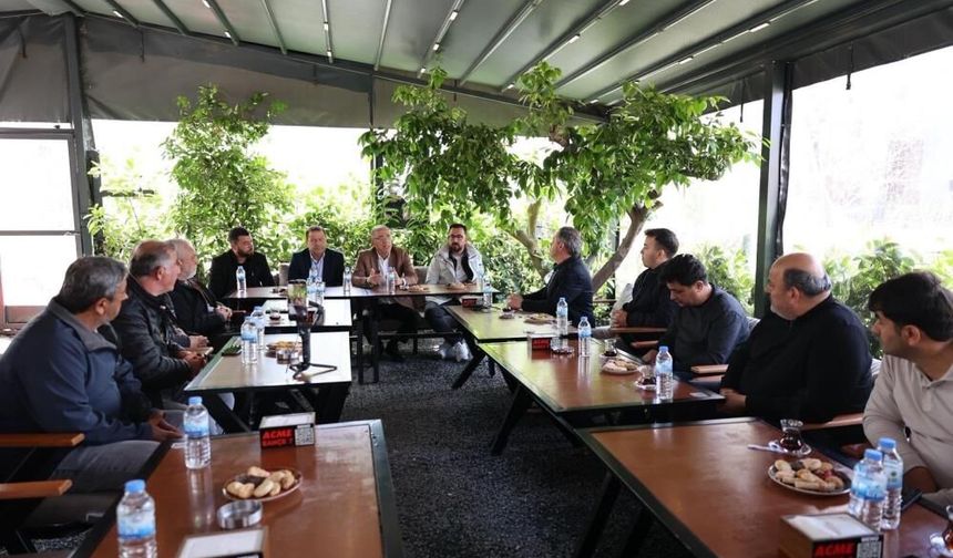 Başkan Yapar, Kuzeytepe Mahallesi esnafıyla buluştu