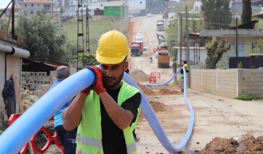 Kırıkhan’da içme suyu projesinde 49 kilometrelik hat tamamlandı