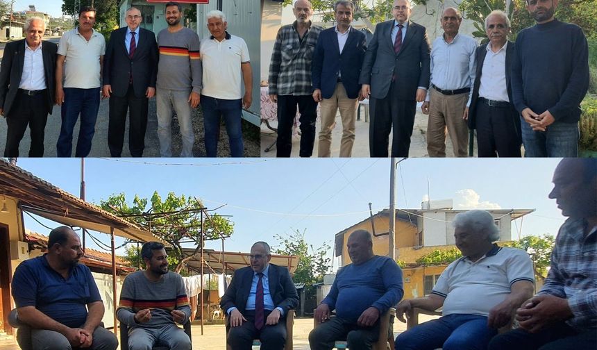 Milletvekili Çalışkan Altınözü’nü Karış Karış Gezdi