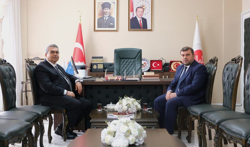 Sağlık Müdürü Sönmez’den İl Müftüsü Şafak’a "Hayırlı Olsun" Ziyareti