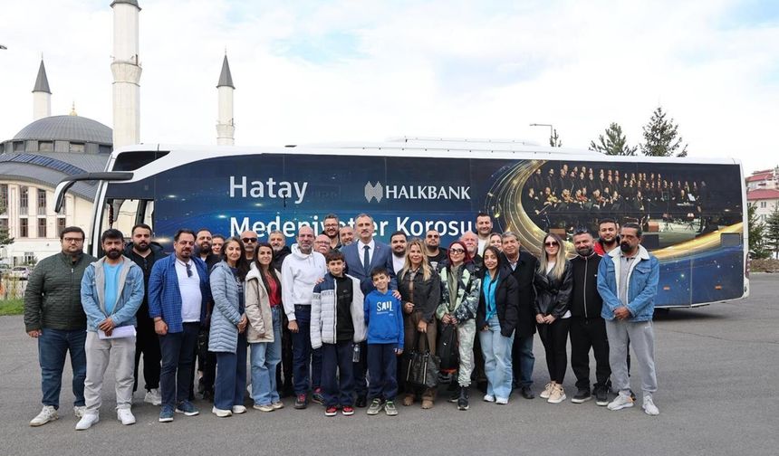 Hatay Medeniyetler Korosu’ndan Ağrı Valisi Önder Bozkurt’a Ziyaret
