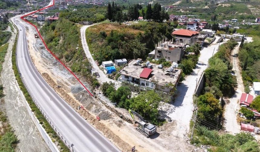 Samandağ'da 23 milyon euro'luk dev altyapı yatırımında yüzde 40 seviyesine ulaşıldı